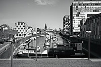 Bernhard Saalfeld - Der Hafen im Rheinauhafen